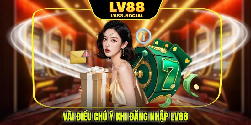 Vài điều chú ý khi đăng nhập LV88